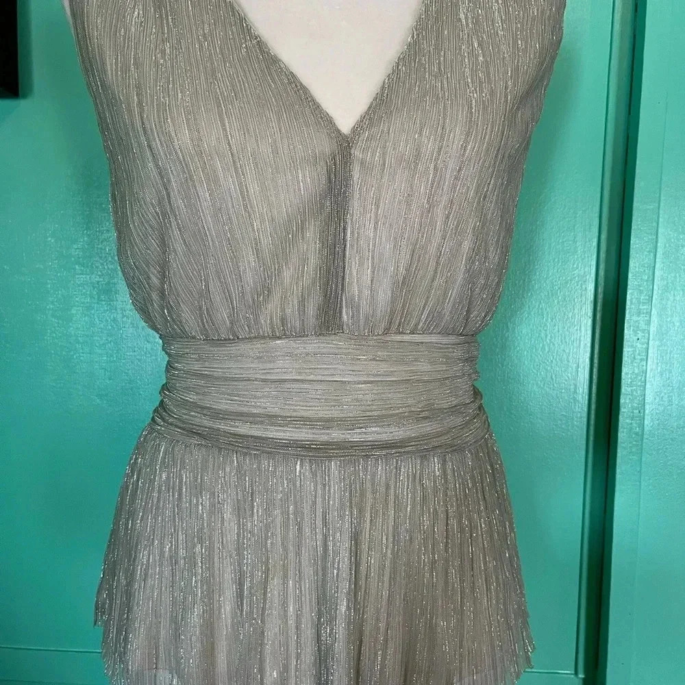 Glitter Wrap Blouse - image 3